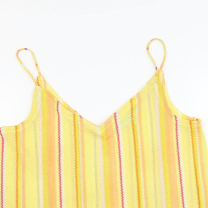 Womens UK Size 12 NEXT Yellow Camisole Tank