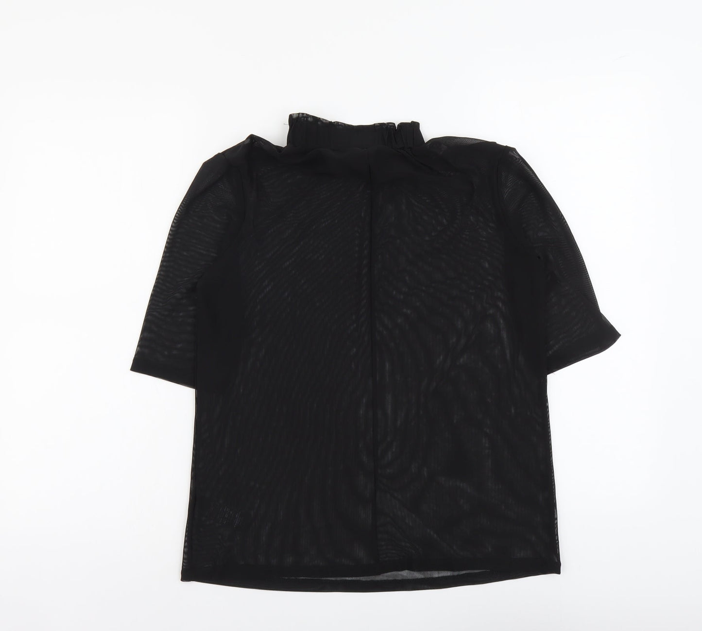 Womens UK Size 10 NEXT Black Basic T-Shirt