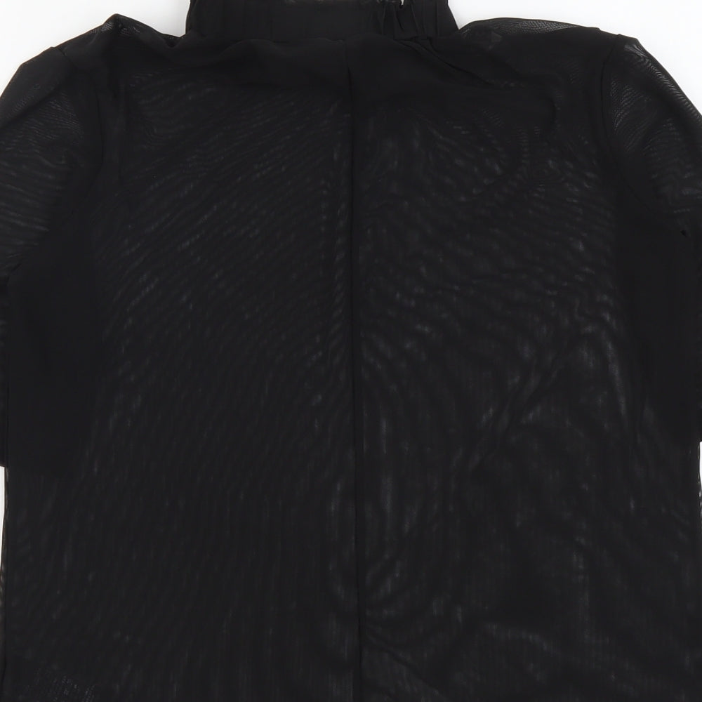 Womens UK Size 10 NEXT Black Basic T-Shirt