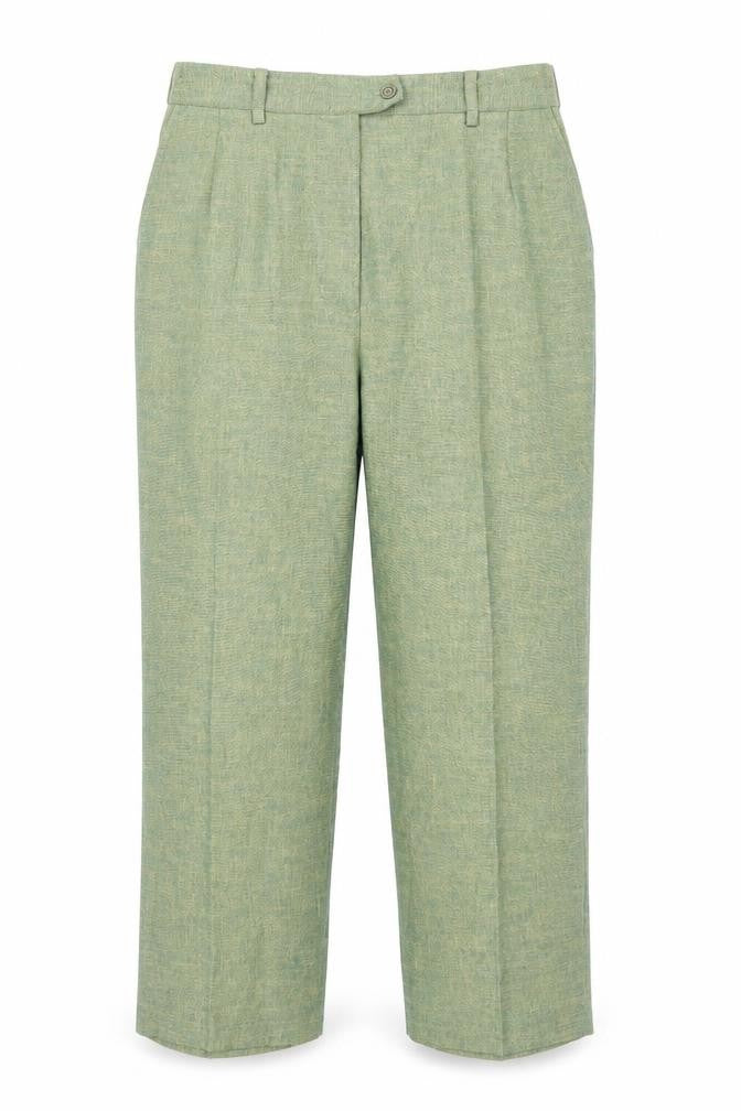 Womens UK Size 12 Preworn Regular Fit  Green Trousers