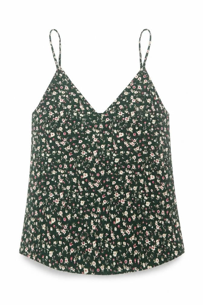 Womens UK Size S SheIn Green Camisole Tank