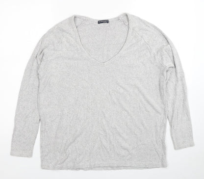Womens UK Size One Size Brandy Melville Grey Pullover Jumper