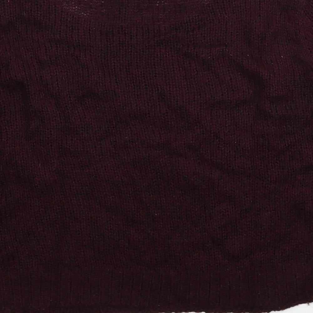 Womens UK Size XS Divided by H&M Red Pullover Jumper