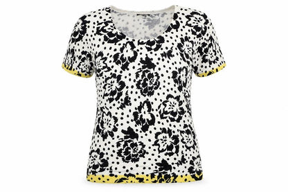 Womens UK Size XS Precis Multicoloured Basic T-Shirt