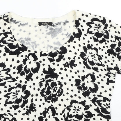 Womens UK Size XS Precis Multicoloured Basic T-Shirt