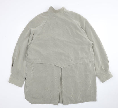 Klass Womens Beige Jacket Size M Button