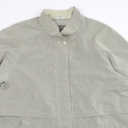 Klass Womens Beige Jacket Size M Button