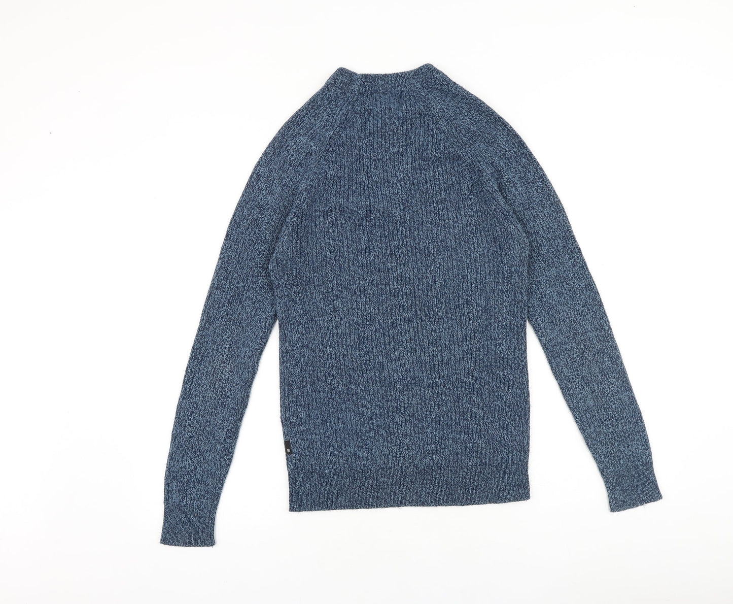 Burton Mens Blue Round Neck Chlorofibre Pullover Jumper Size S Long Sleeve