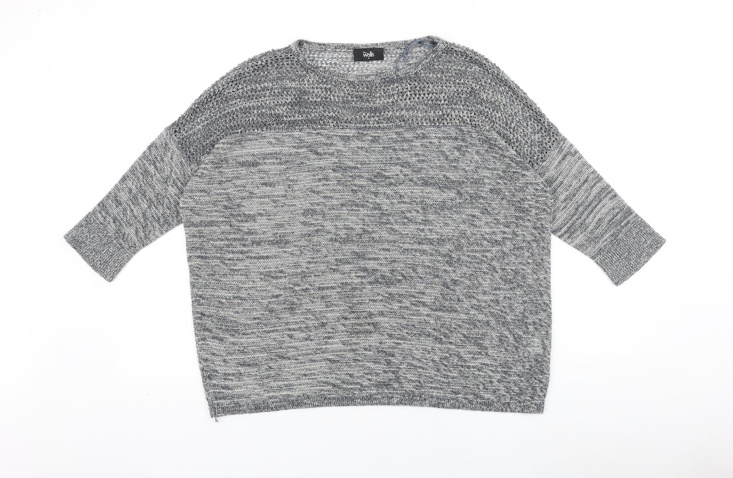 Womens UK Size M Wallis Grey Pullover Jumper