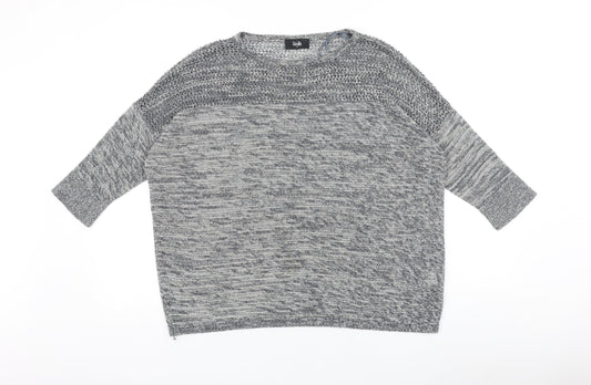 Womens UK Size M Wallis Grey Pullover Jumper