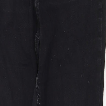 Womens UK Size 12 H&M Regular Fit Skinny Black Jeans