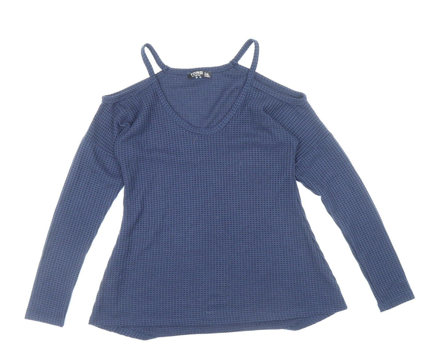 Womens UK Size S Yoins Blue Basic Tank