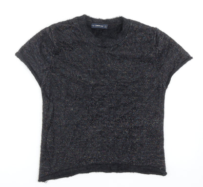 Womens UK Size M Zara Black Pullover Jumper
