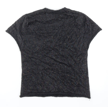 Womens UK Size M Zara Black Pullover Jumper