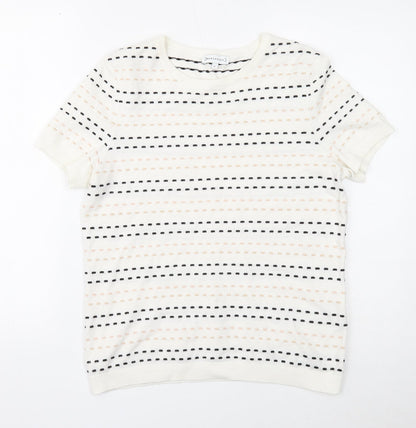 Womens UK Size 14 Warehouse White Pullover Jumper