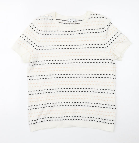Womens UK Size 14 Warehouse White Pullover Jumper