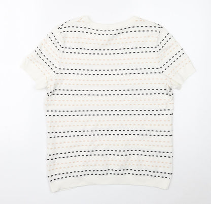 Womens UK Size 14 Warehouse White Pullover Jumper