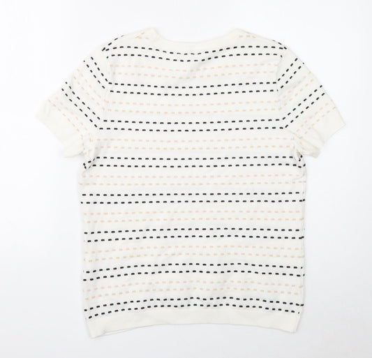Womens UK Size 14 Warehouse White Pullover Jumper