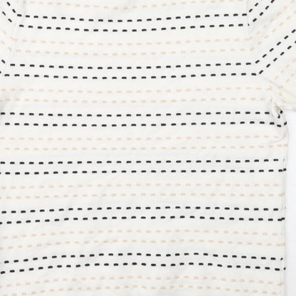 Womens UK Size 14 Warehouse White Pullover Jumper