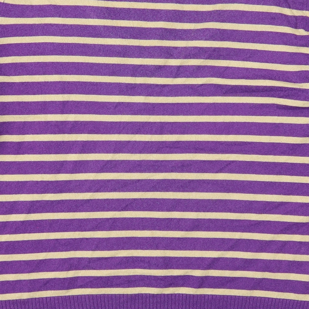 Womens UK Size L H&M Purple Pullover Jumper