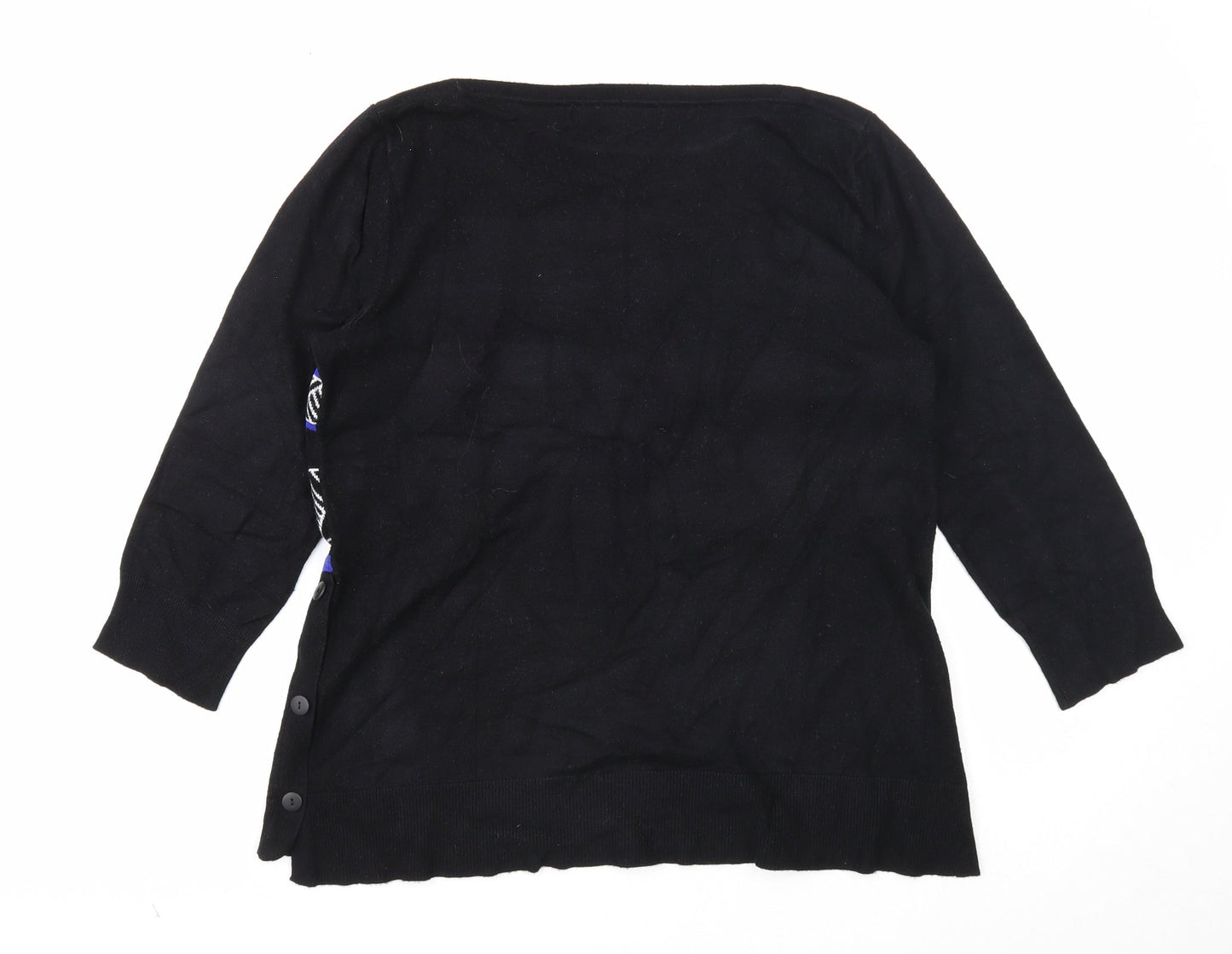 Womens UK Size 14 Principles Black Pullover Jumper