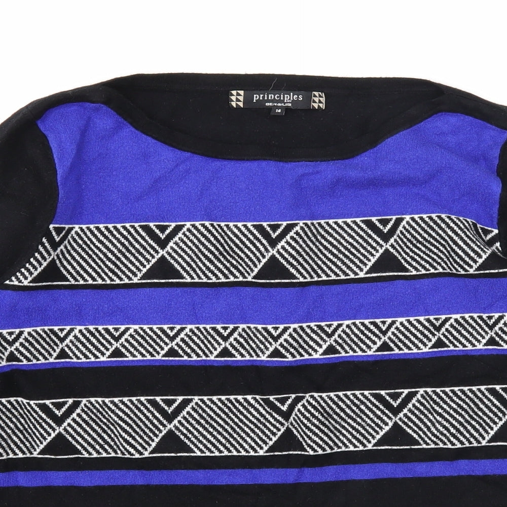 Womens UK Size 14 Principles Black Pullover Jumper