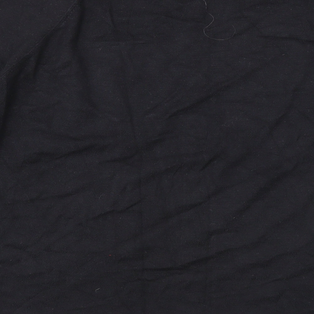 Womens UK Size 12 Papaya Black Pullover Jumper