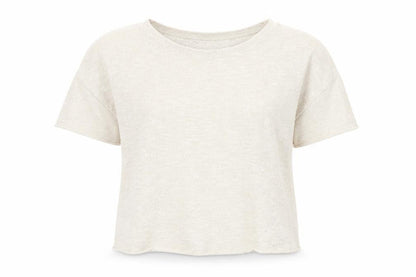 VILA Womens Beige Round Neck Acrylic Pullover Jumper Size M