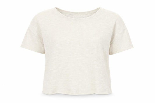 VILA Womens Beige Round Neck Acrylic Pullover Jumper Size M