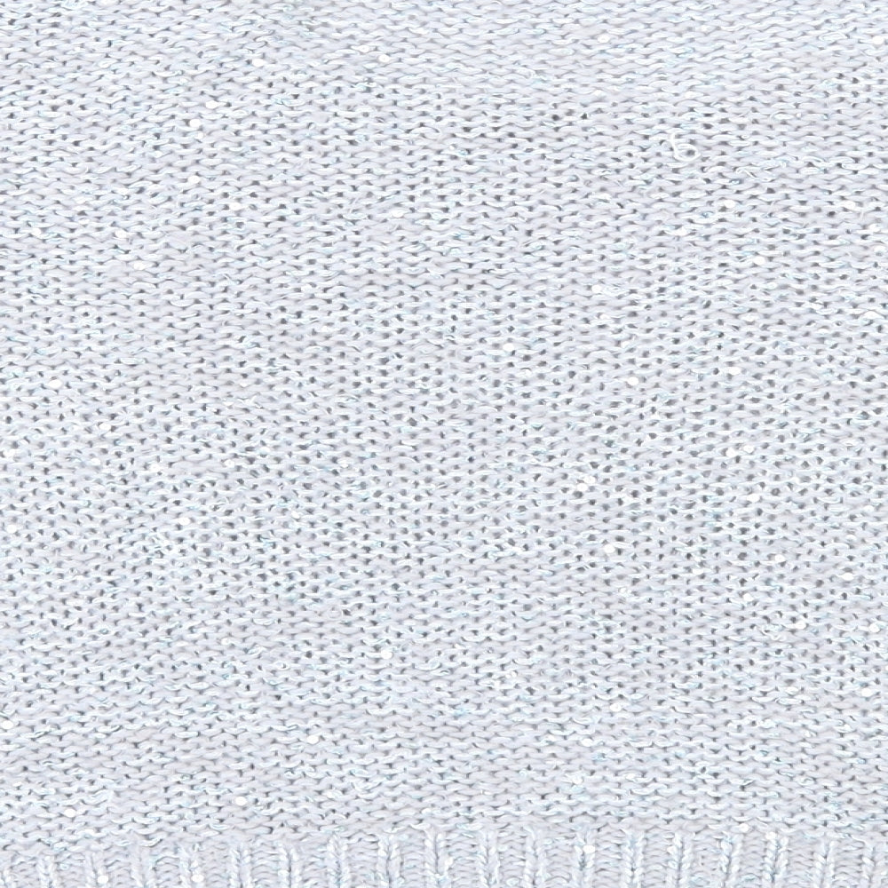 F&F Womens Blue Round Neck Acrylic Pullover Jumper Size 18