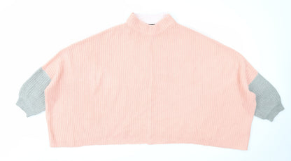Womens UK Size 10 Threadbare Pink Pullover Jumper