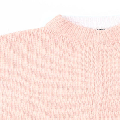 Womens UK Size 10 Threadbare Pink Pullover Jumper