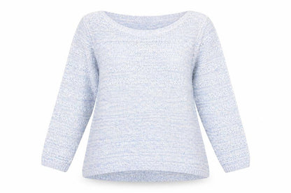 Womens UK Size 22 Love Knitwear Blue Pullover Jumper