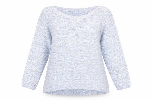Womens UK Size 22 Love Knitwear Blue Pullover Jumper