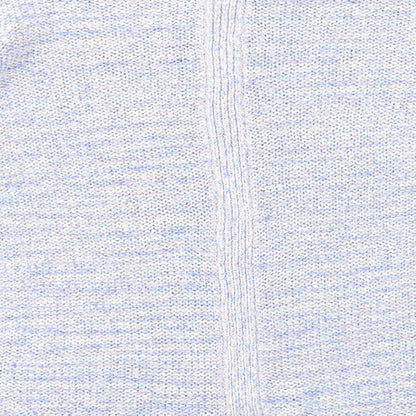Love Knitwear Womens Blue Boat Neck Polyester Pullover Jumper Size 22