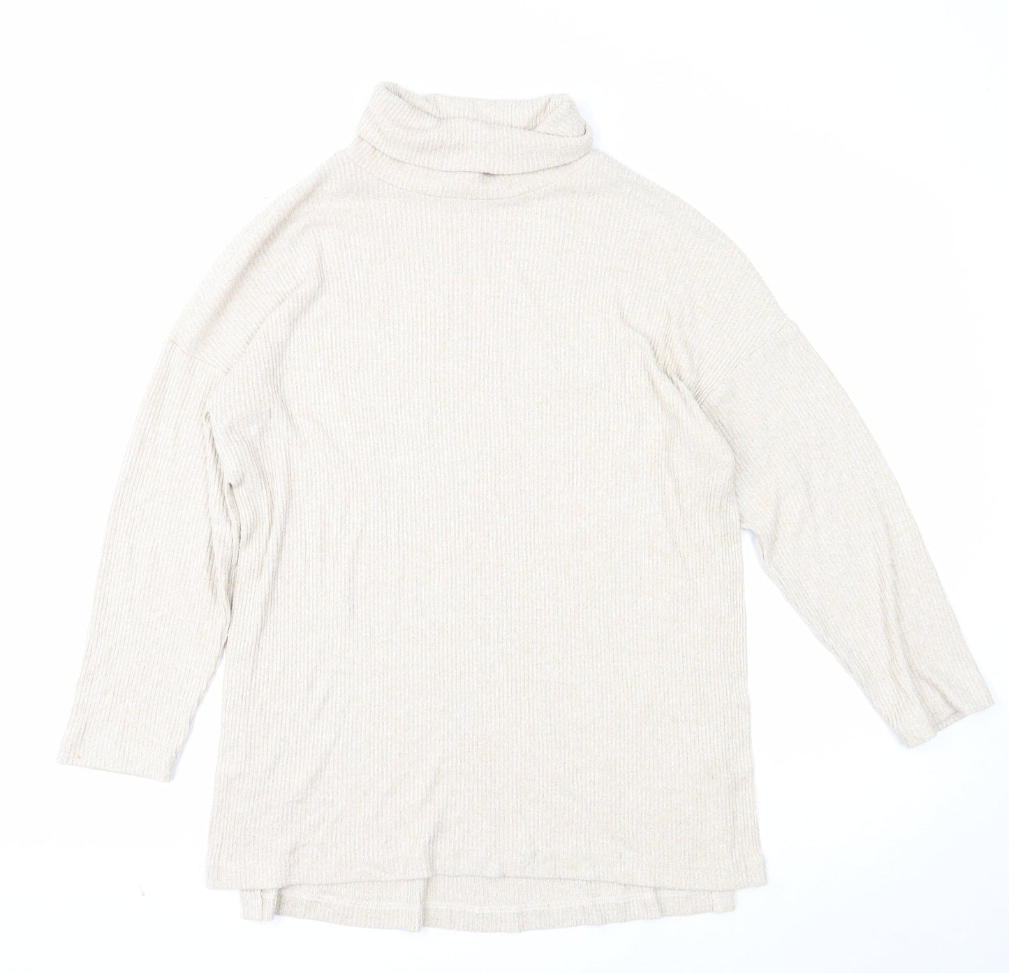 Womens UK Size S H&M Beige Pullover Jumper