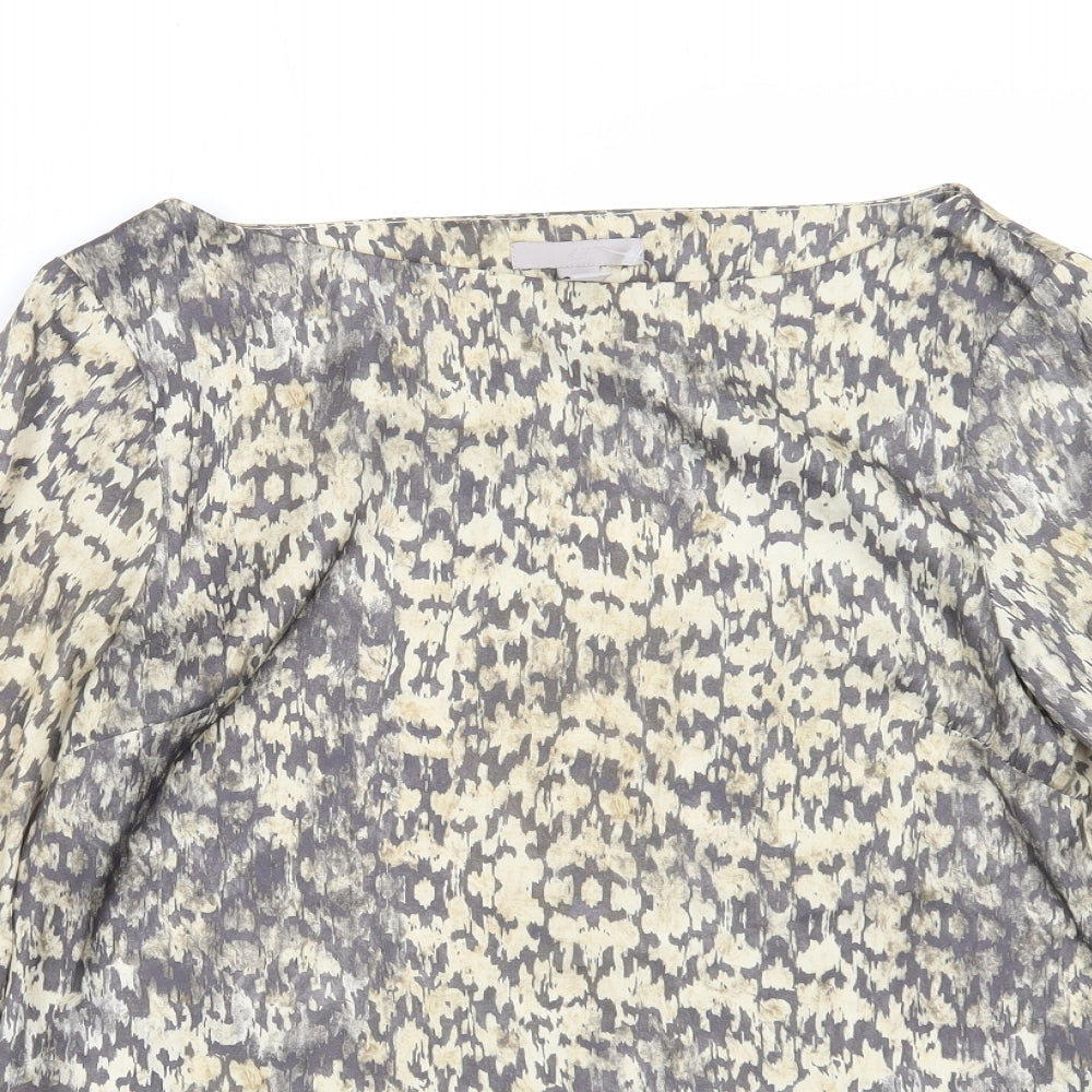 Womens UK Size 8 H&M Multicoloured Basic Blouse