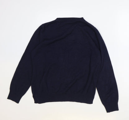 Womens UK Size 14 Marks and Spencer Blue Pullover Jumper