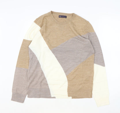 Womens UK Size 12 Marks and Spencer Brown Pullover Jumper
