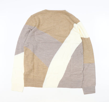Womens UK Size 12 Marks and Spencer Brown Pullover Jumper