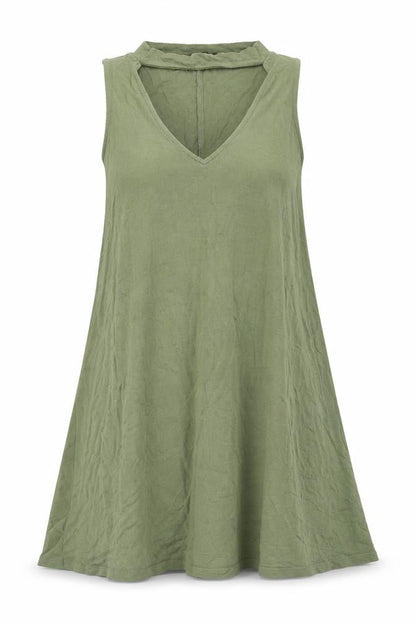 Pull&Bear Womens Green Viscose A-Line Size M Round Neck Pullover
