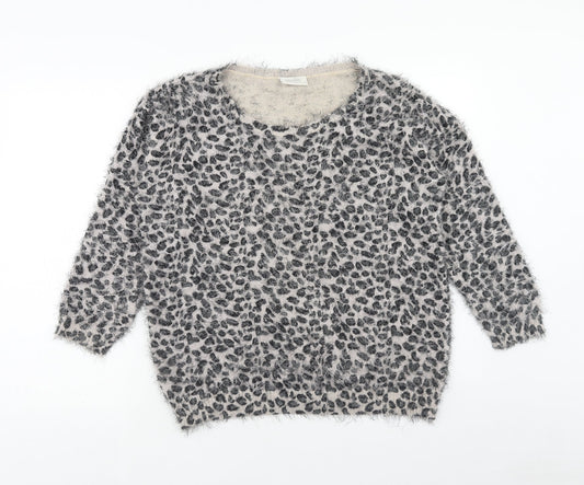 Womens UK Size M Wallis Grey Pullover Jumper