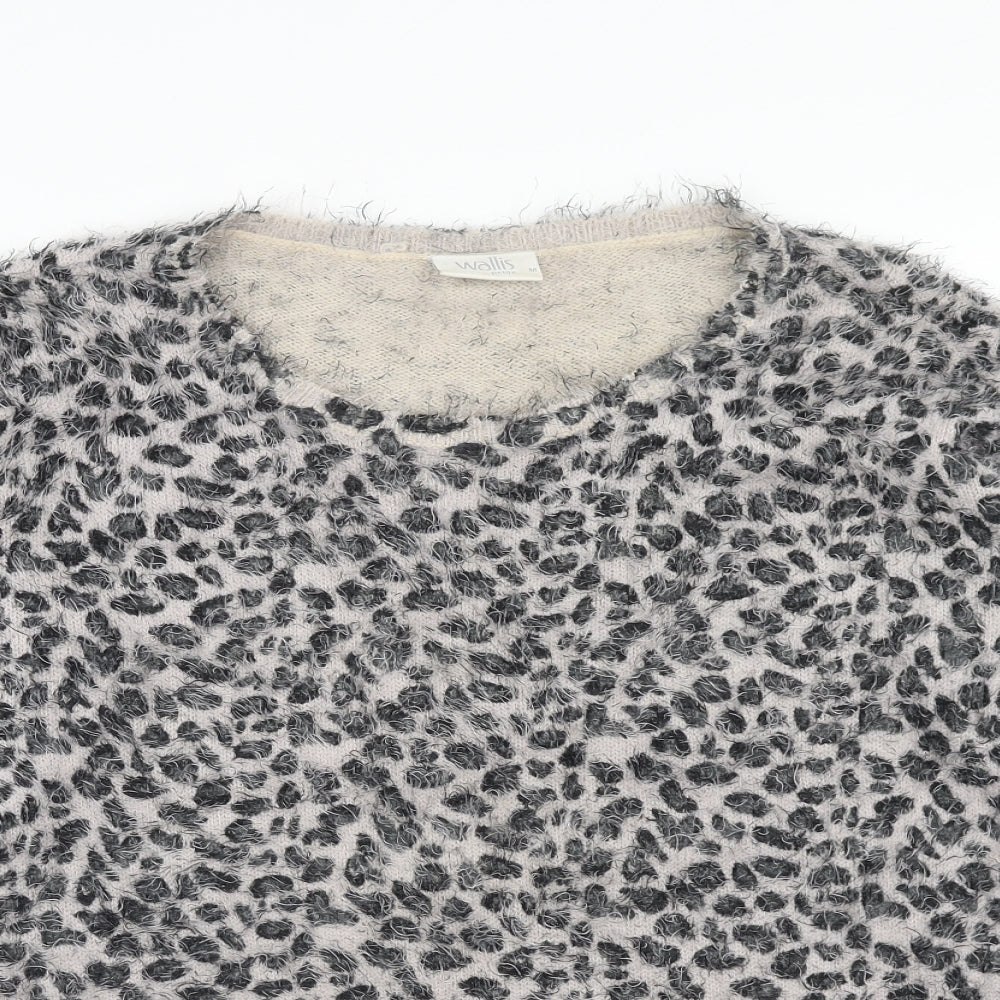 Womens UK Size M Wallis Grey Pullover Jumper