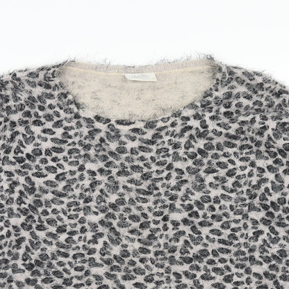 Womens UK Size M Wallis Grey Pullover Jumper