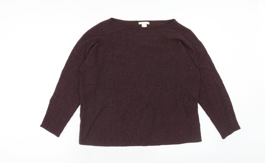 Womens UK Size S H&M Purple Pullover Jumper