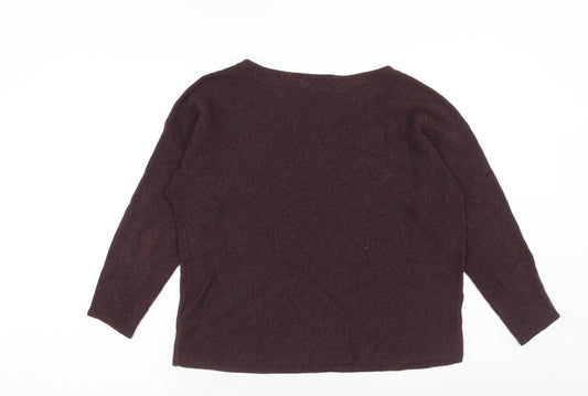 Womens UK Size S H&M Purple Pullover Jumper