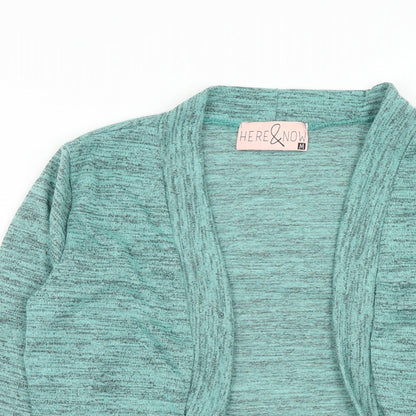 Womens UK Size M Marks and Spencer Green Cardigan Jumper