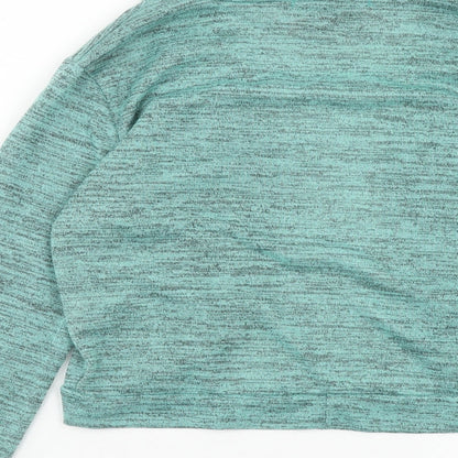 Womens UK Size M Marks and Spencer Green Cardigan Jumper