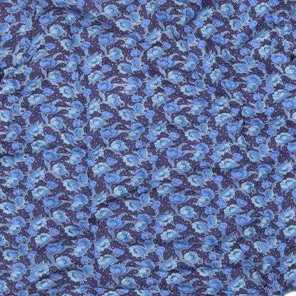 Womens UK Size 10 Double TWO Blue Basic Button-Up