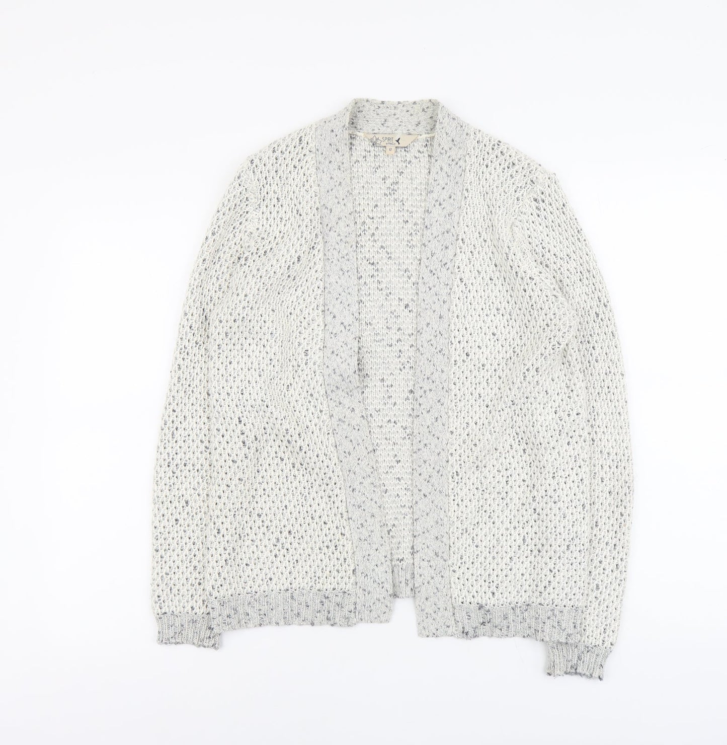Womens UK Size 12 M&Co Grey Cardigan Jumper